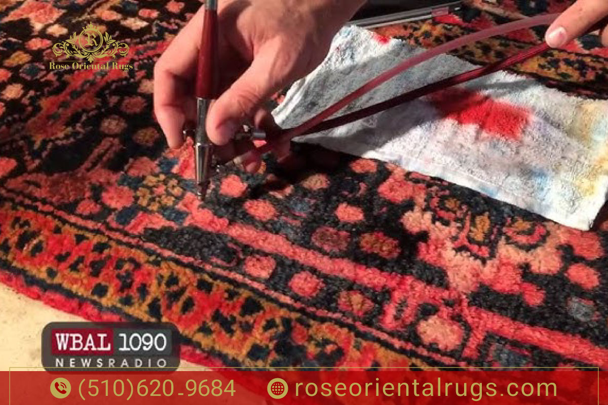 re-dyeing oriental rugs in the Bay Area
