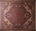 Technician performing traditional submersion wash and oriental rug stain removal Bay Area specialists provide on an antique wool rug.